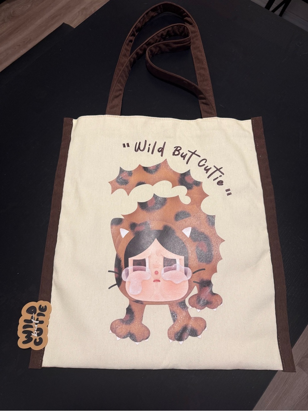 Pop Mart Crybaby Wild But Cutie Tote Bag